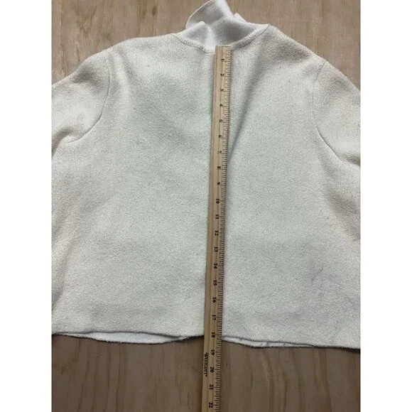 Favorite Daughter Cotton Nylon Blend Button Up Cardigan Sweater Heavy Large - Picture 8 of 9